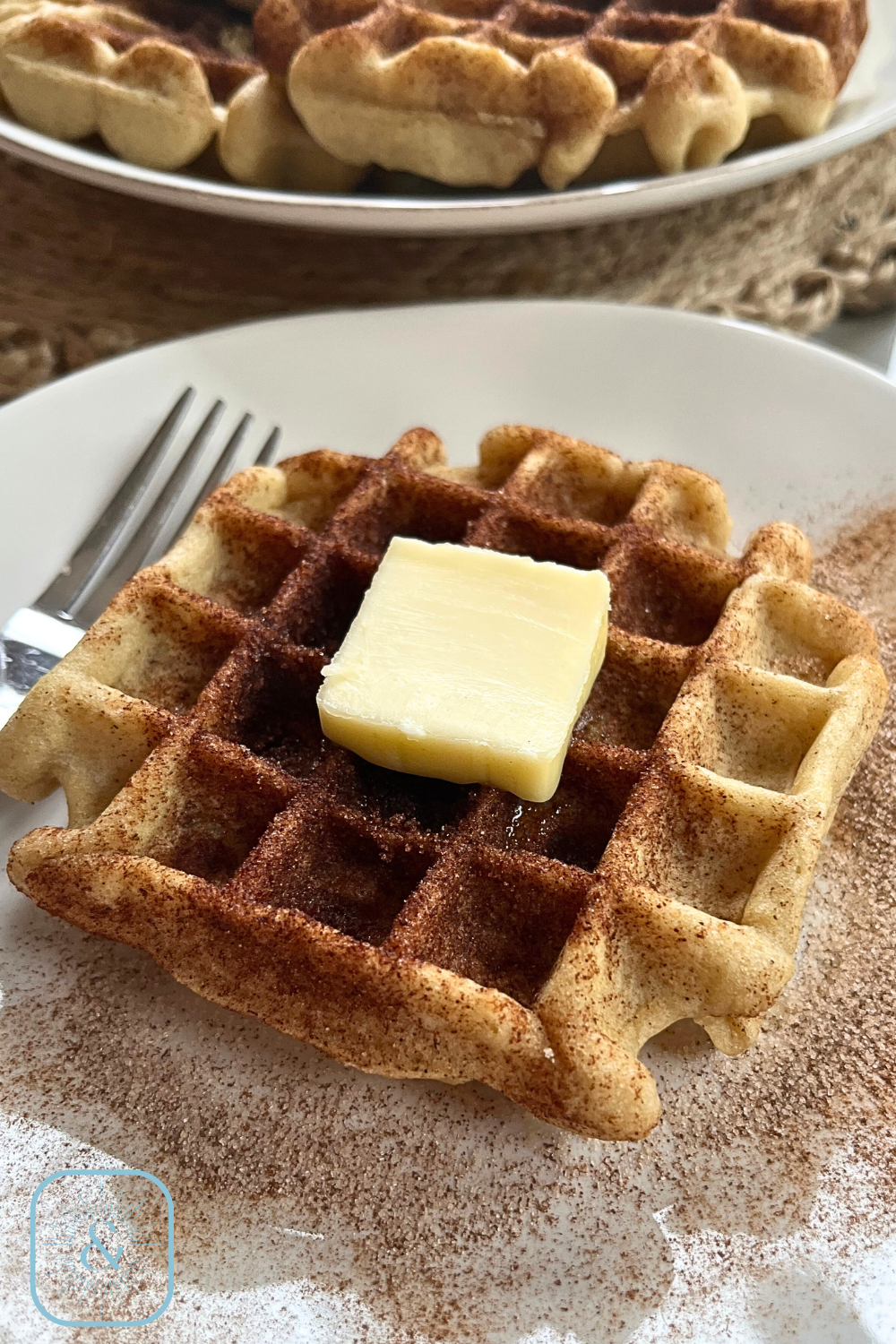 Homemade Cinnamon Waffles
