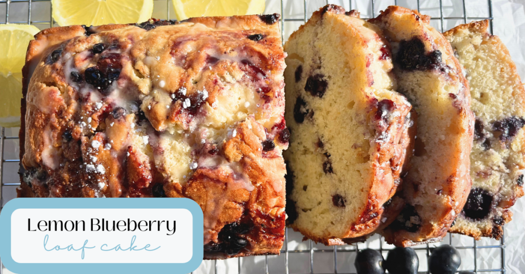 Lemon Blueberry Loaf Cake Feature Image