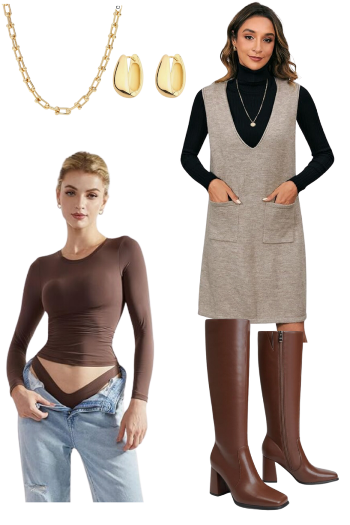 Monochrome and Gold Jewelry