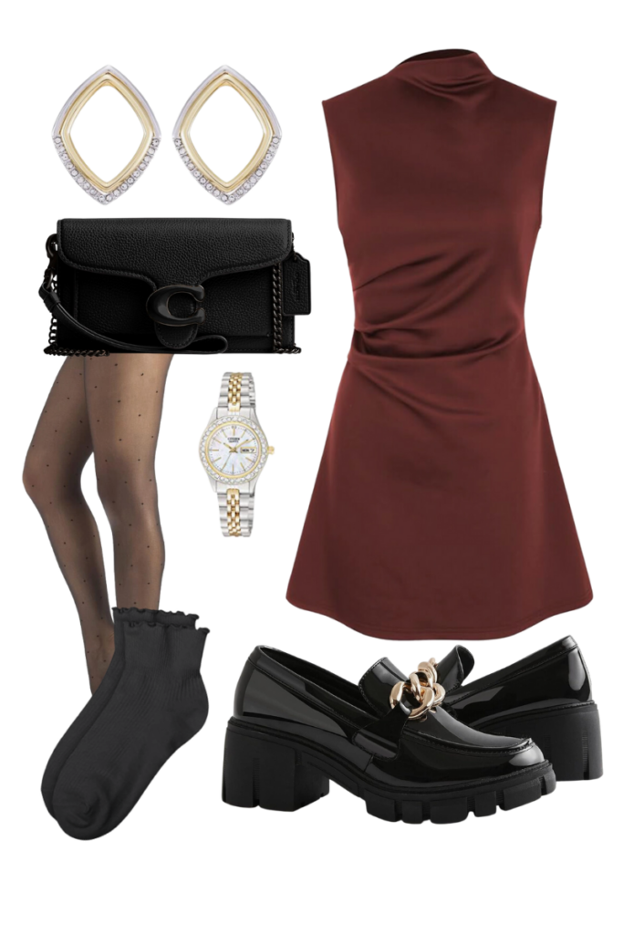 Dress + Chunky Loafers