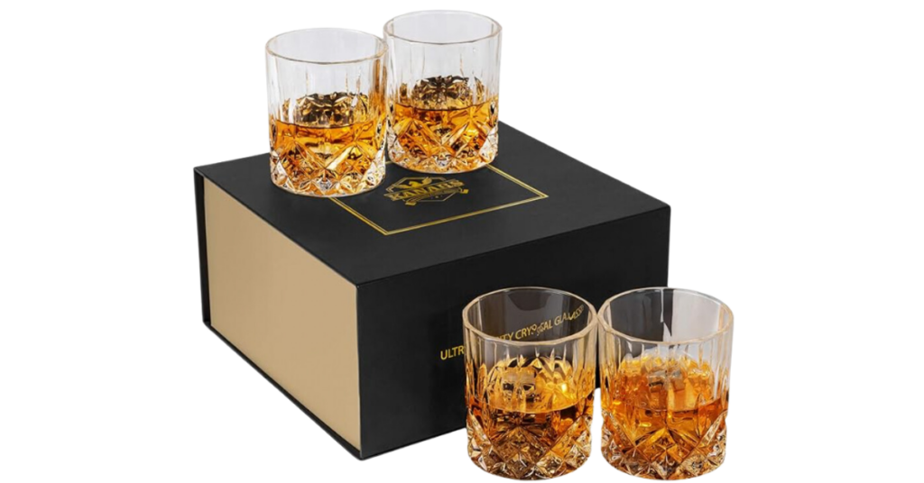 Kanars Old Fashioned Whiskey Glasses - best gifts for him this holiday season