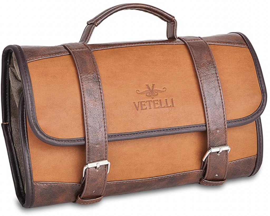 Vetelli Leather Toiletry Bag - best gifts for him this holiday season